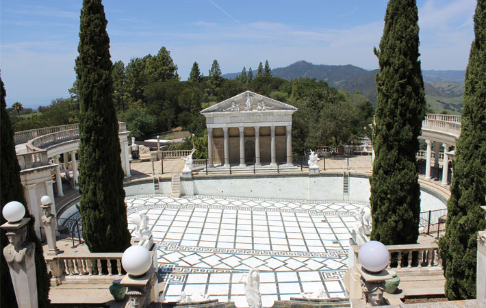 Neptune Pool drained for repair and restoration until 2016.