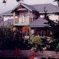 Cambria Pines Lodge main entrance Cambria, California