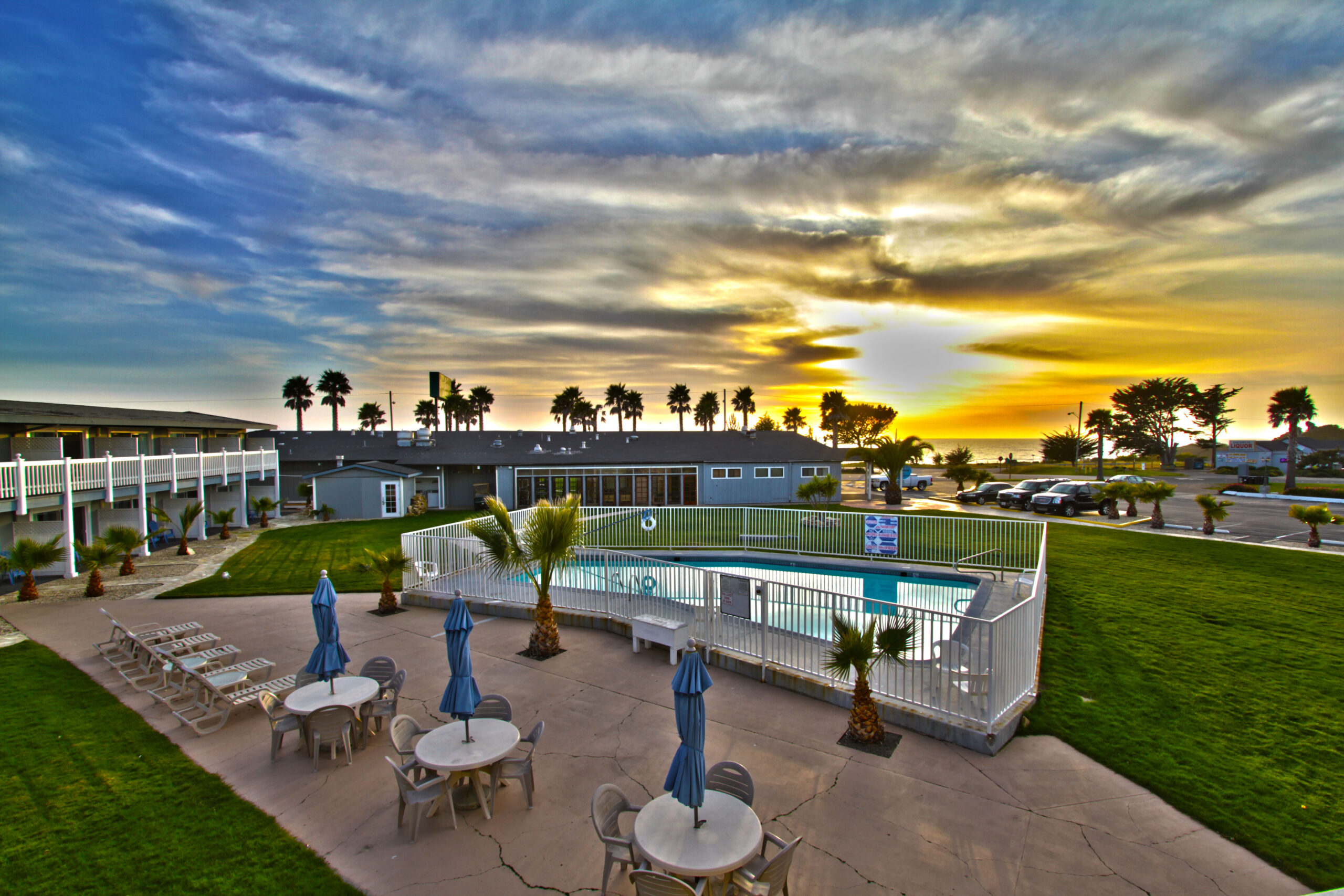 San Simeon Lodge pool San Simeon, California