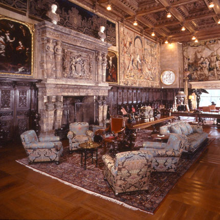 hearst castle library